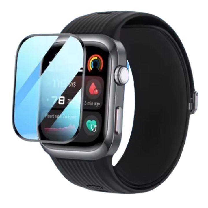 Противоударное защитное стекло SoftGlass Full Cover PMMA для Huawei Watch D2, Black