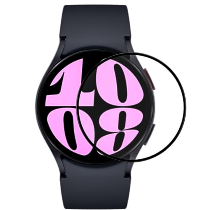 Противоударное защитное стекло SoftGlass Full Cover PMMA для Samsung Galaxy Watch 6 44mm​, Black