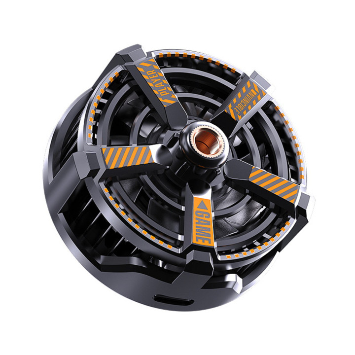 Вентилятор охладитель Magnetic Cooling Fan CX-A3 для телефона и планшета с кабелем Type-C и металической пластиной 5V / 1.5A, Black