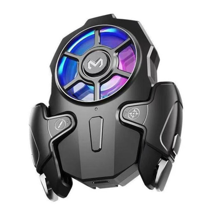 Игровой набор MEMO AK03 вентилятор охладитель и 2 триггера для телефона, Black