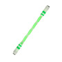 Двухсторонняя антистресс палочка Spiral с LED подсветкой для Pen spinning (пенспиннинга) зеленый