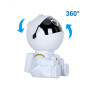 Проектор-ночник астронавт XO CF4 Mini 5W с визуализацией звездного космоса, White