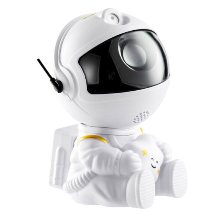 Проектор-ночник астронавт XO CF4 Mini 5W с визуализацией звездного космоса, White