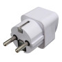 Сетевой переходник на ЕВРО розетку (Asia / UK / US / AU), White