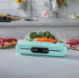 Бытовой вакууматор с дисплеем Vacuum Sealer ZKFK-006 90W (10 пакетов в подарок), Turquoise