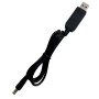 Кабель USB - DC-5.5*2.5мм 9V 1 м, Black