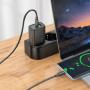 Мережевий зарядний пристрій HOCO N61 PD20W + QC3.0 (1 USB / 1 Type-C) + кабель Type-C – Type-C, White