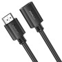 Кабель HOCO US13 HDMI Male-to-Female 4K HD data cable 1m, Black