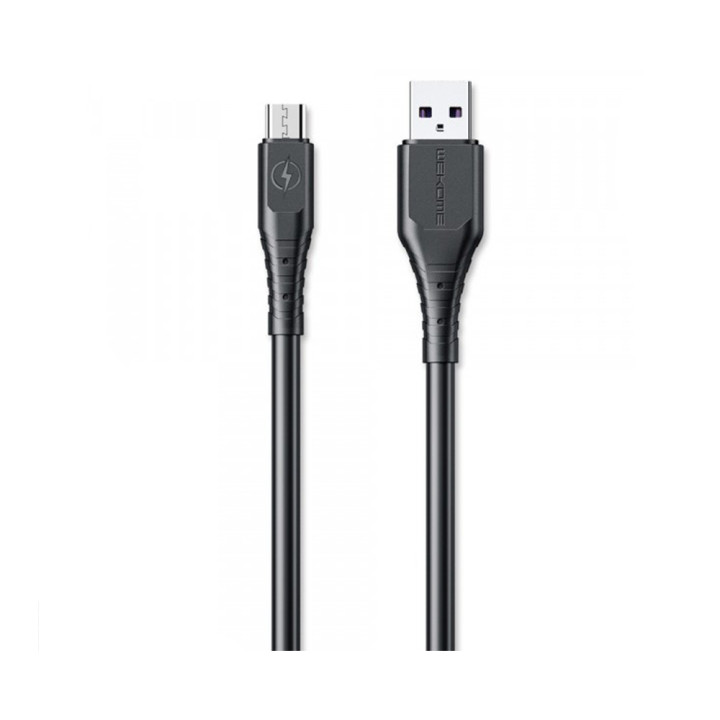 Дата кабель Wekome WDC-152 USB to MicroUSB 6A 3m, Black