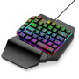 Проводная игровая клавиатура K12X с  RGB - подсветкой 39 клавиш, Black