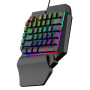 Проводная игровая клавиатура K12X с  RGB - подсветкой 39 клавиш, Black
