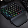 Проводная игровая клавиатура K12X с  RGB - подсветкой 39 клавиш, Black
