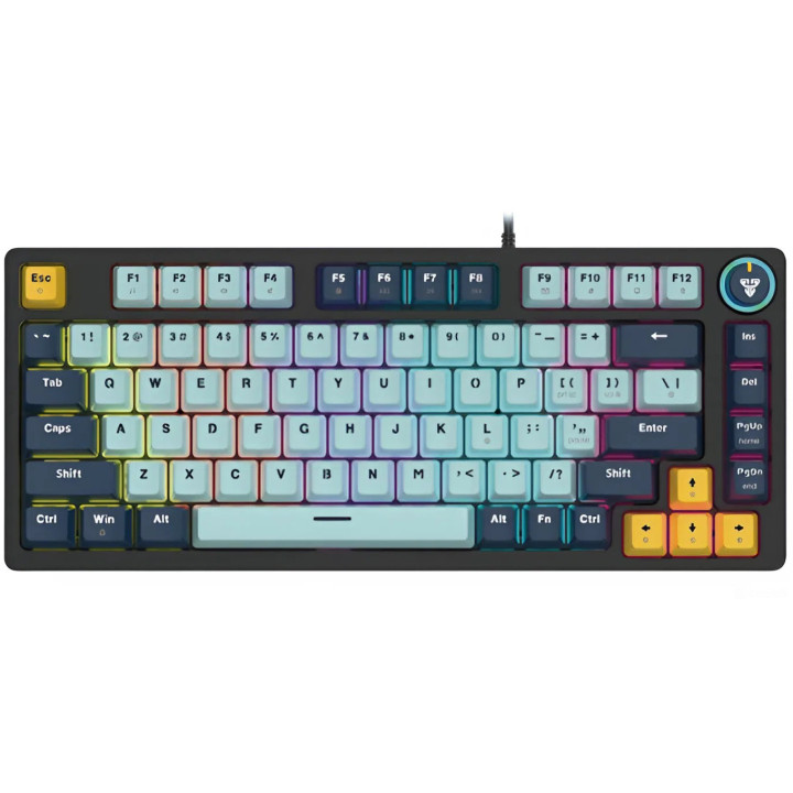Игровая Клавиатура Fantech ATOM81 MK875V2 MIZU Blue Switch, SkyBlue