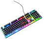 Проводная игровая клавиатура и мышка Hoco GM18 с RGB подсветкой, Black