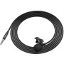 Микрофон петличка Hoco L14 mini-jack 3.5mm, 2m, Black