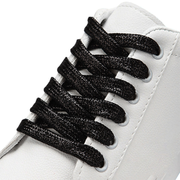 Перламутровые блестящие шнурки для обуви, 1.6 м