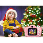 Детский фотоаппарат XO XJ01 200 mAh с силиконовым чехлом и ремешком, Pink