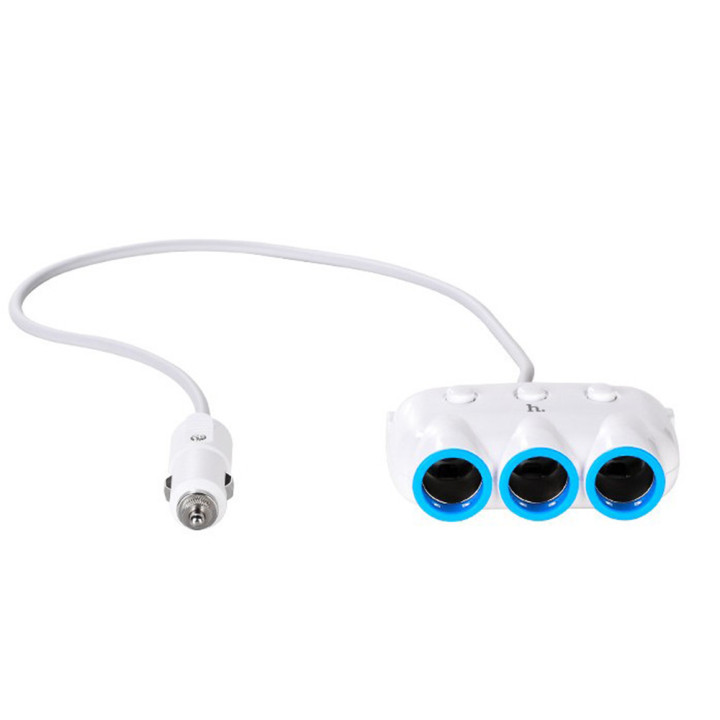 Автомобильное зарядное устройство, разветвитель Hoco C1, 2USB White