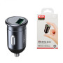 Автомобильное зарядное устройство для XO CC46 QC3.0 18W USB 3A без кабеля, Gray