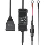 Зарядное устройство для мотоцикла HOCO Z45 (1USB/2.4A), Black
