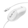 Проводная мышка USB Hoco GM13 для ПК, ноутбуков, White