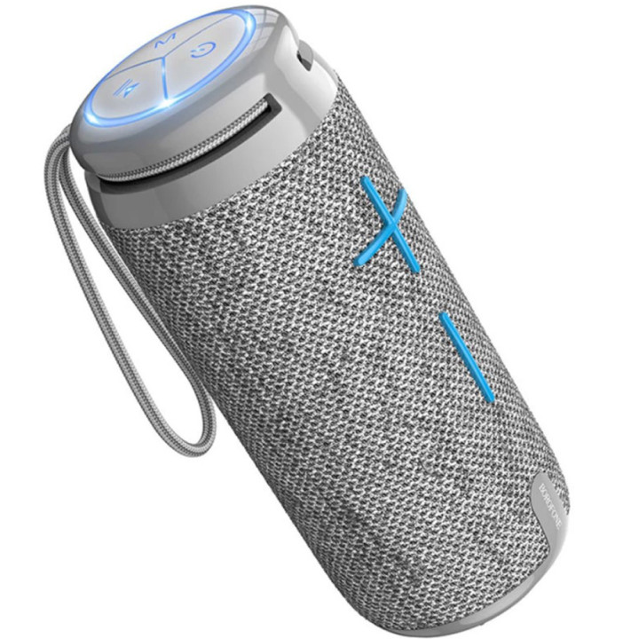 Bluetooth колонка Borofone BR24 1200mAh, Grey