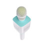 Микрофон караоке беспроводной, портативная акустика Hoco BK5 Cantando, White-Turquoise