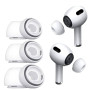 Комплект силиконовых амбушюр для AirPods Pro 1/2 с отверстиями для уменьшения давления, 3 пары S / M / L