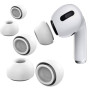 Силиконовые амбушюры для AirPods Pro 1 / 2 с отверстиями для уменьшения давления (пара), L