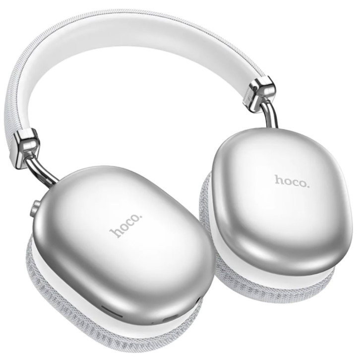 Беспроводные Bluetooth наушники - гарнитура Hoco W35 400mAh, Silver