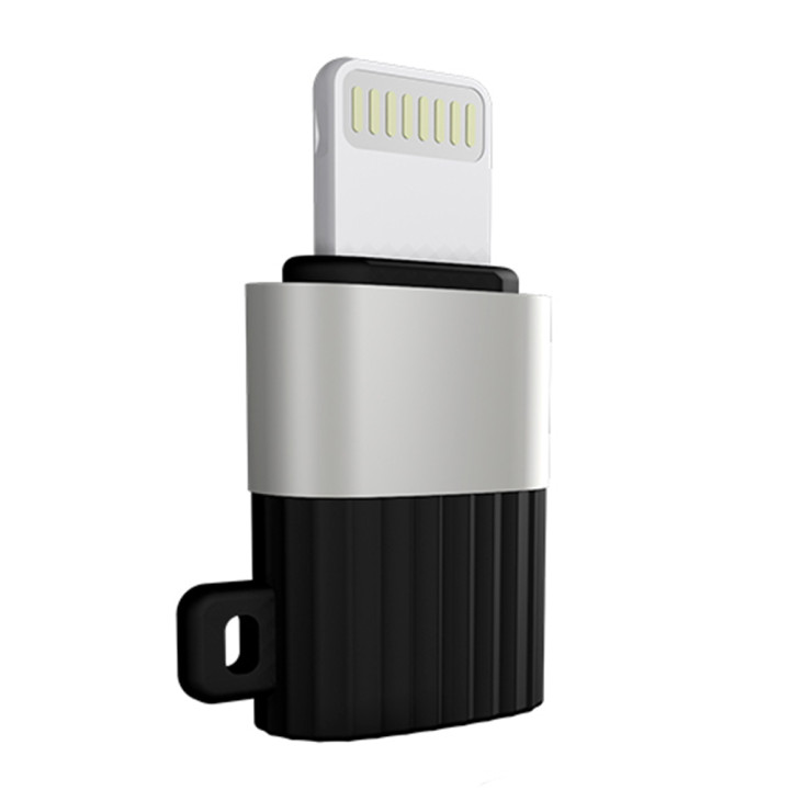 Переходник адаптер OTG Gelius GP-OTG004 Micro-USB - Lightning, Black