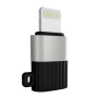 Переходник адаптер OTG Gelius GP-OTG004 Micro-USB - Lightning, Black