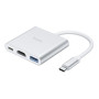  Hub адаптер Hoco HB14 Easy use Type-C USB / HDMI/ PD 67W, Silver