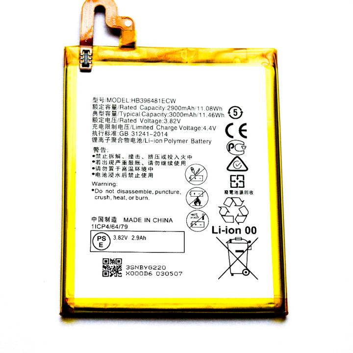 Аккумулятор HB396481EBC для Huawei Honor 5X, 3000мAh