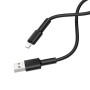 Data-кабель Borofone BX31 Eco-friendly USB - Lightning 5A, 1m черный