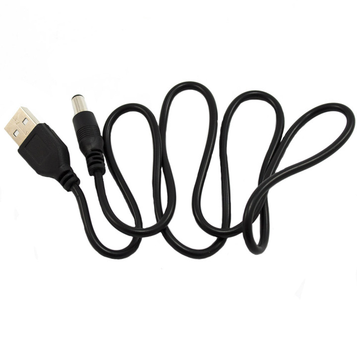 Кабель USB - DC-5.5*2.1мм, Black