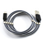 DATA-кабель E-Cable Magnetic Absorption Lightning 1м черный