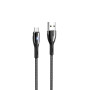 Data-кабель HOCO U89 Safeness MicroUSB 2.4A 1.2м черный