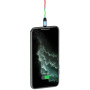 Data-кабель Hoco U90 Magnetic and RGB LED Sreamer USB - Lightning 2A, 1m