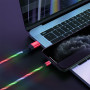 Data-кабель Hoco U90 Magnetic and RGB LED Sreamer USB - Lightning 2A, 1m