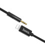 AUX кабель Hoco UPA13 lightning 1м, Black
