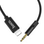 AUX кабель Hoco UPA13 lightning 1м, Black
