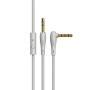 AUX кабель Hoco UPA15 + микрофон 1м серый
