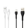 Data-кабель HOCO X37 Cool power Lightning 2.4А 1м