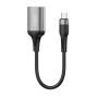 Кабель переходник OTG XO NB201 USB - MicroUSB, Black