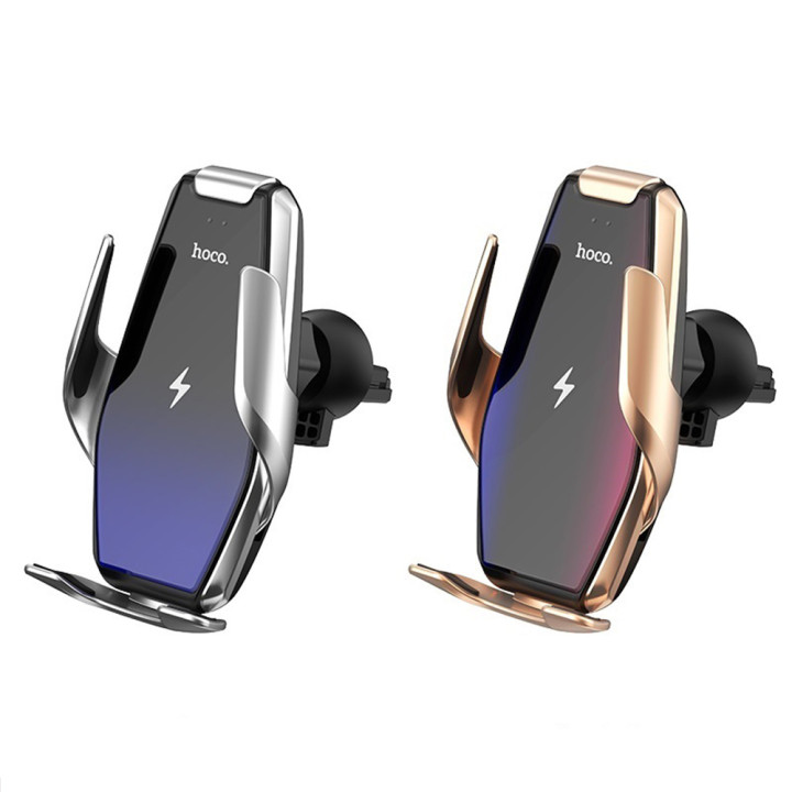 Автомобильный держатель Hoco S14 с функцией беспроводной зарядки