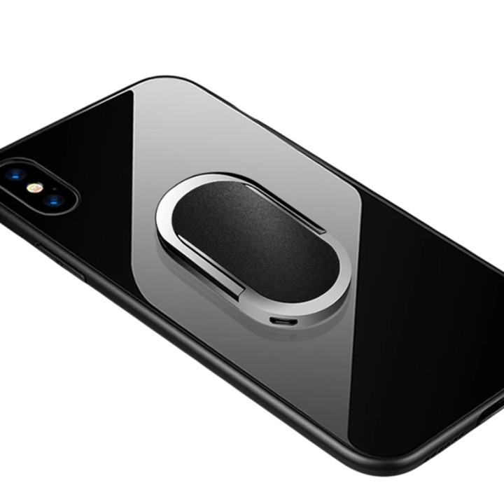 Кольцо держатель для телефона с зажигалкой, Black - Matte