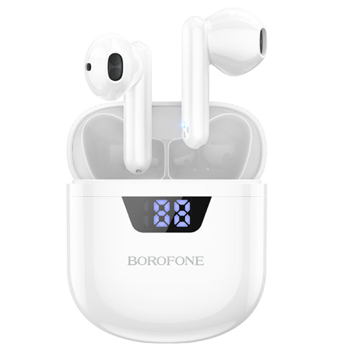 Bluetooth наушники-гарнитура Borofone BW05 250mAh, White