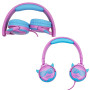 Детские наушники Celebrat A25 Childrens wired headphones, Blue Pink