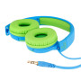 Детские наушники XO EP47 Kids study headphones, Blue Green